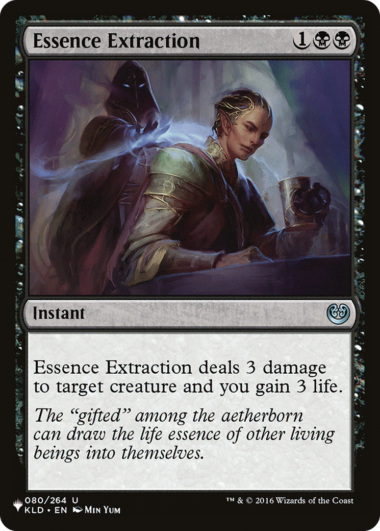 Essence Extraction — The List — Magic: The Gathering