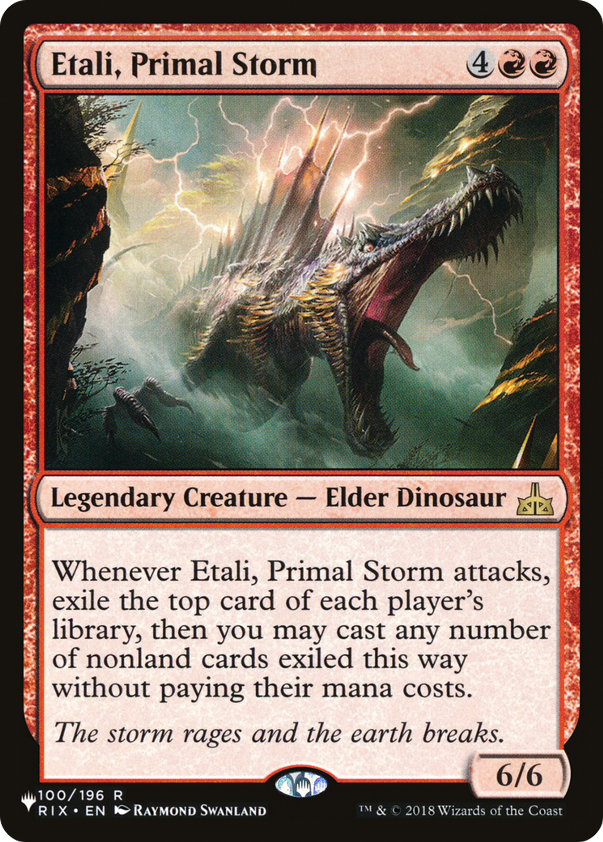 Etali, Tempête primordiale — The List — Magic: The Gathering