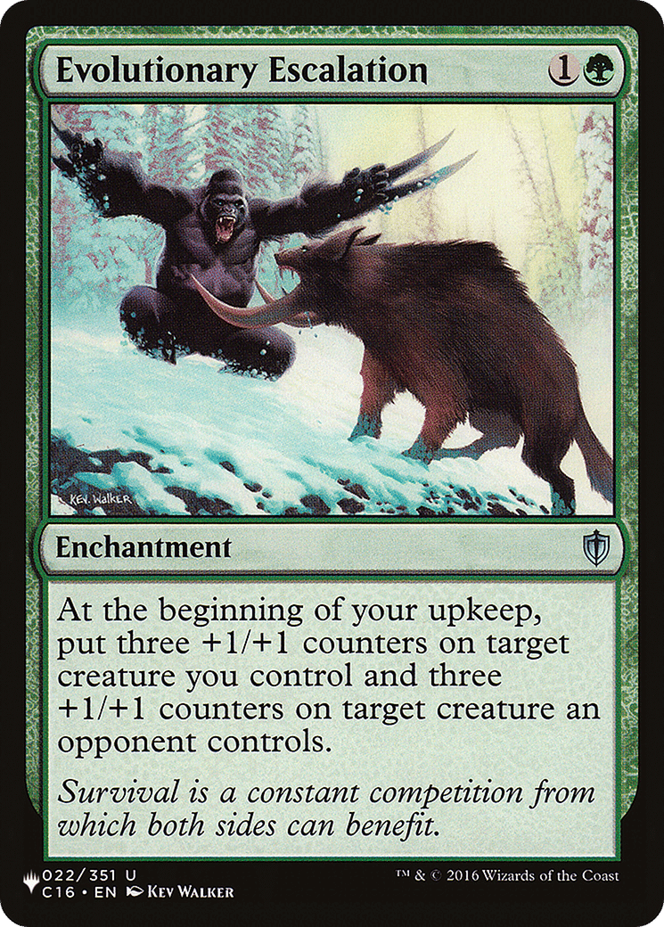 Evolutionary Escalation — The List — Magic: The Gathering