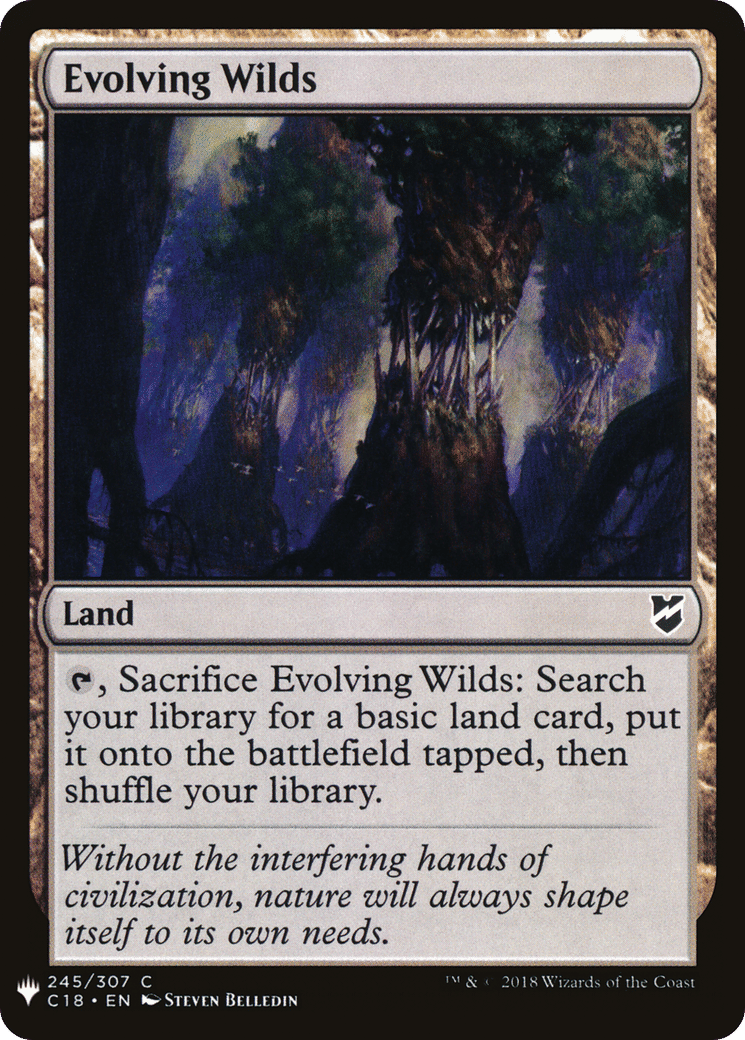 Evolving Wilds — The List — Magic: The Gathering