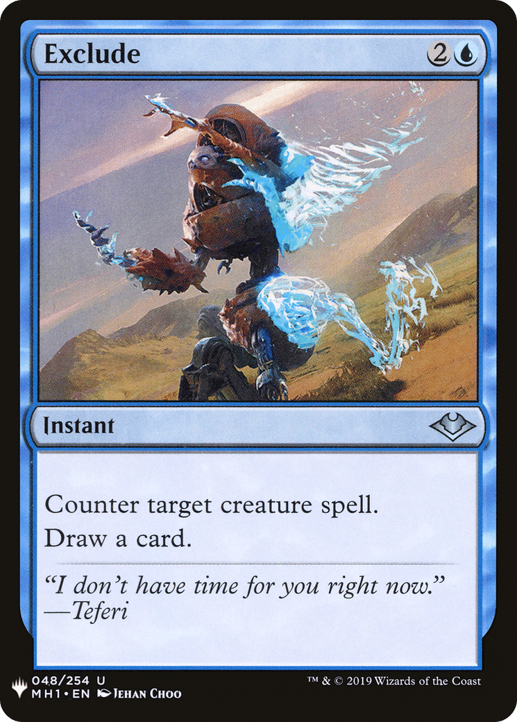 Exclude — The List — Magic: The Gathering
