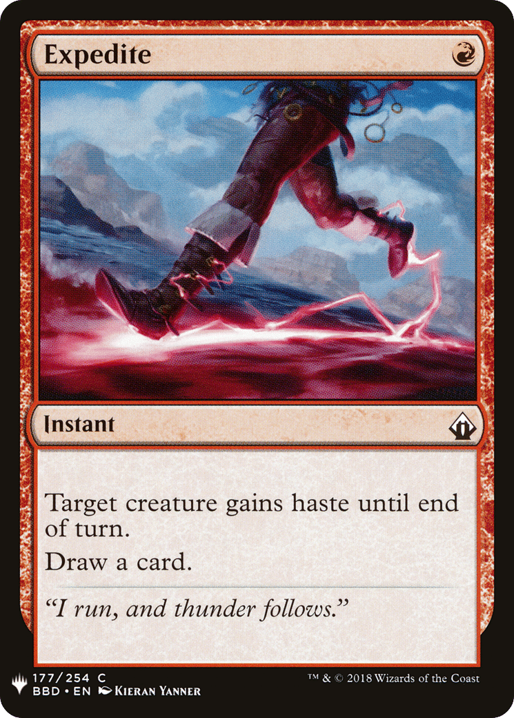 Expedite — The List — Magic: The Gathering