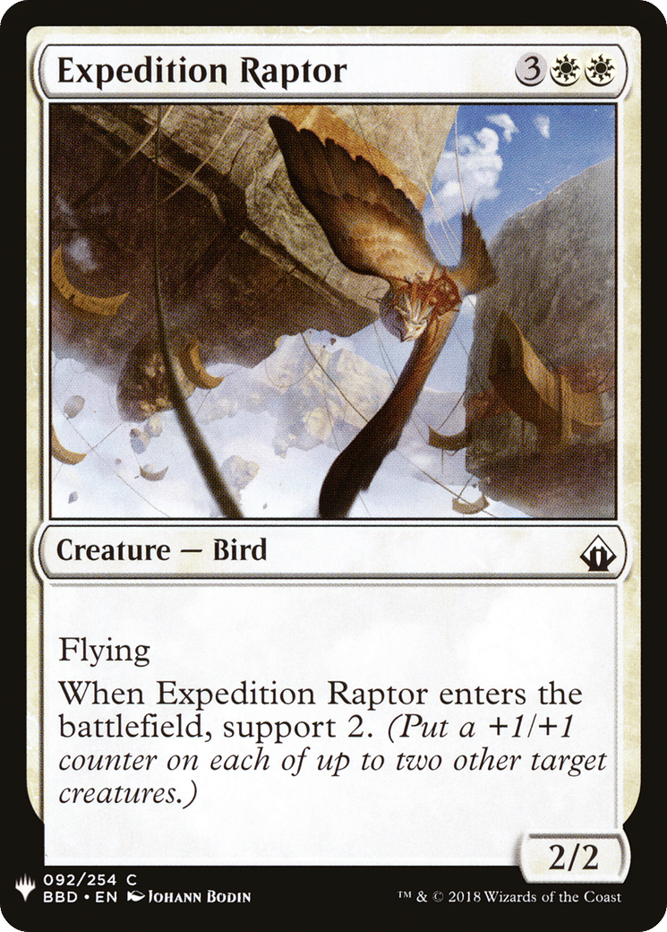 Expedition Raptor — The List — Magic: The Gathering