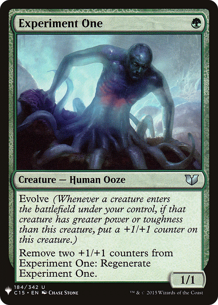 Experiment One — The List — Magic: The Gathering