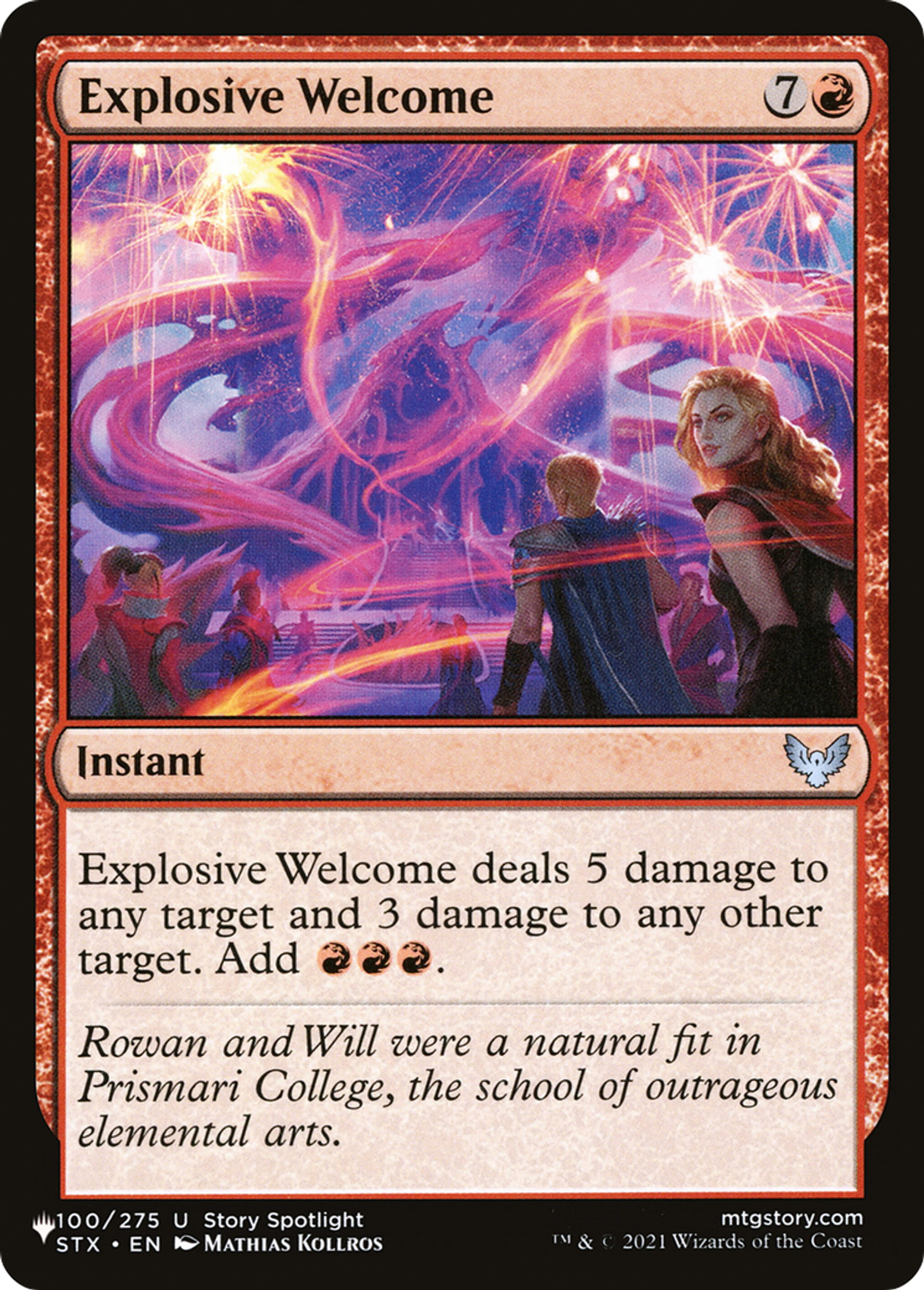 Explosive Welcome — The List — Magic: The Gathering
