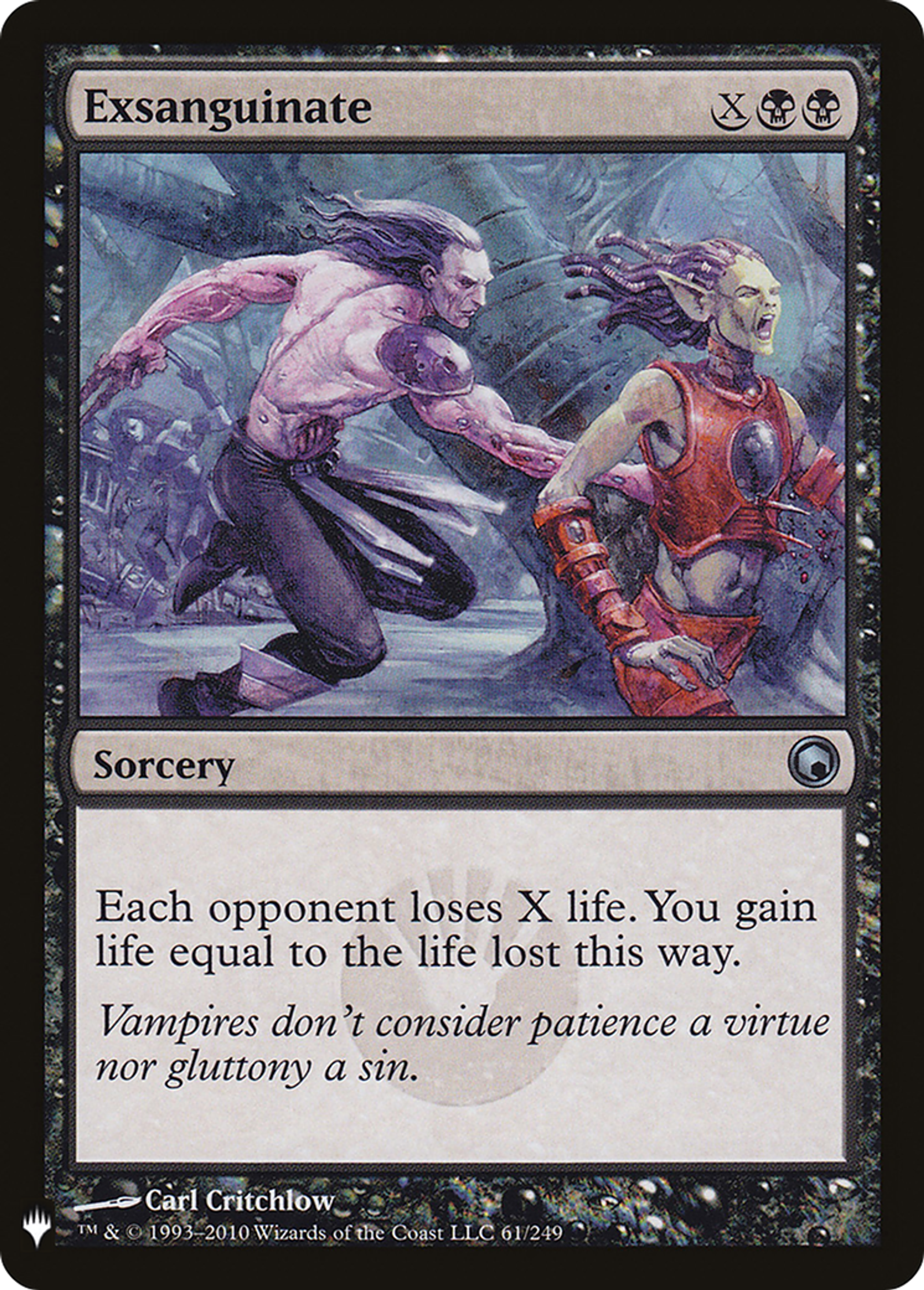 Exsanguinate — The List — Magic: The Gathering