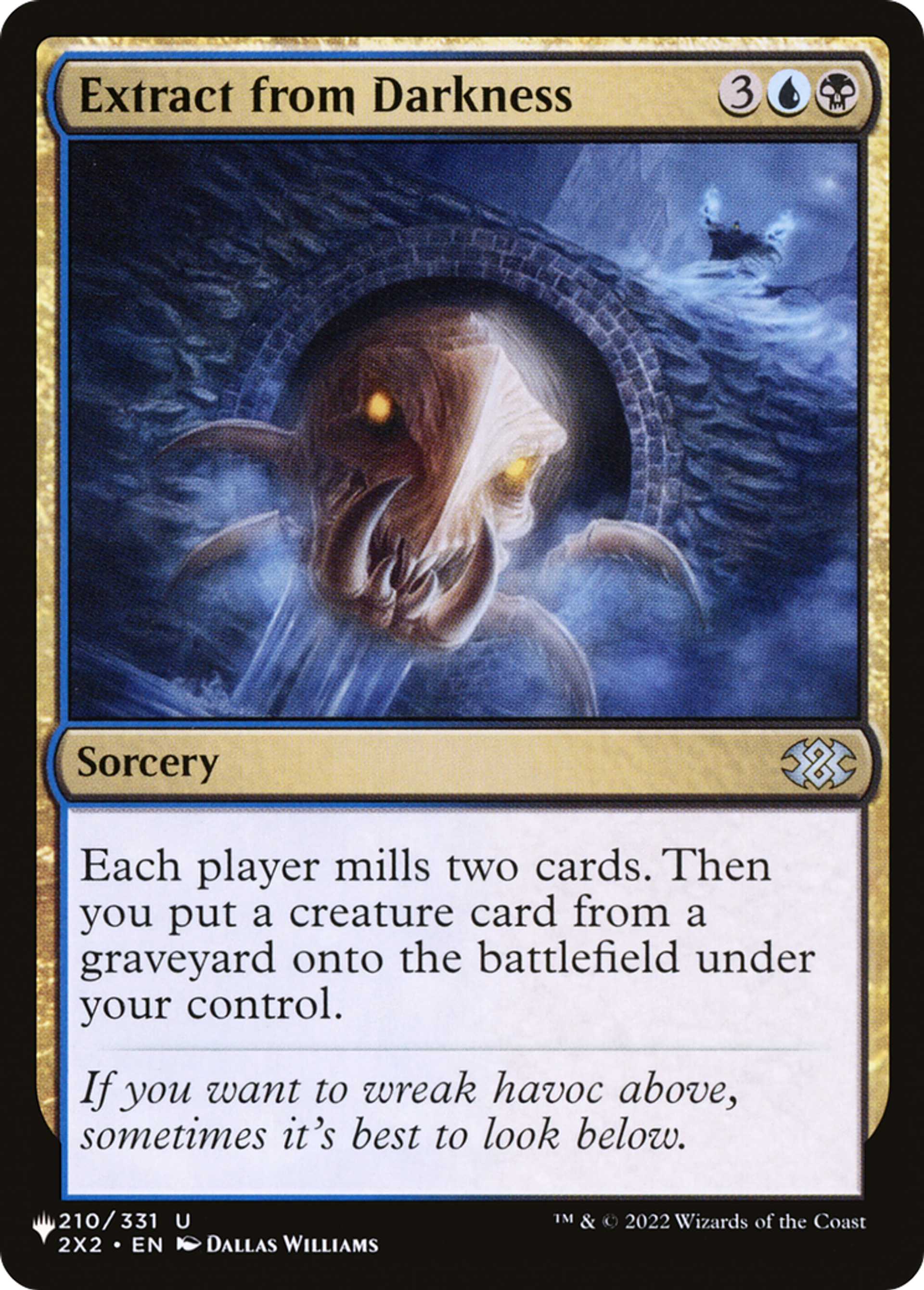Extraire des ténèbres — The List — Magic: The Gathering
