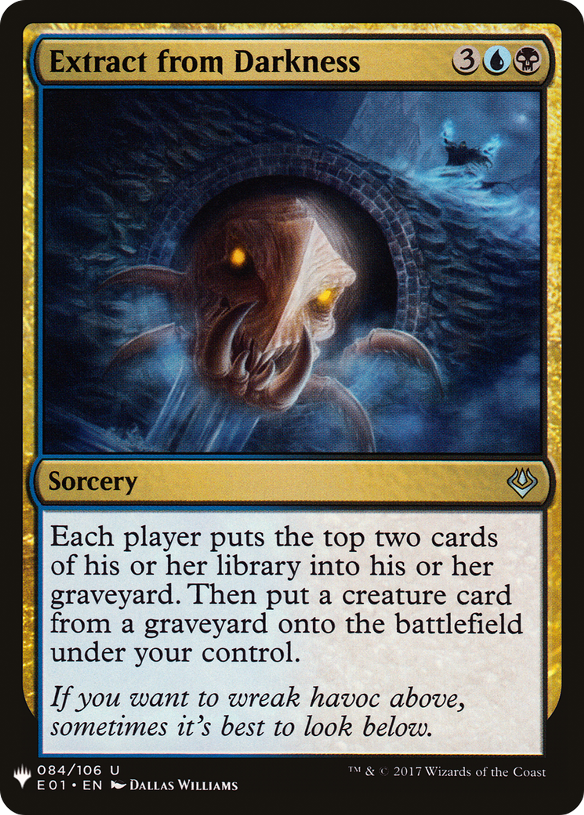 Extract from Darkness — The List — Magic: The Gathering