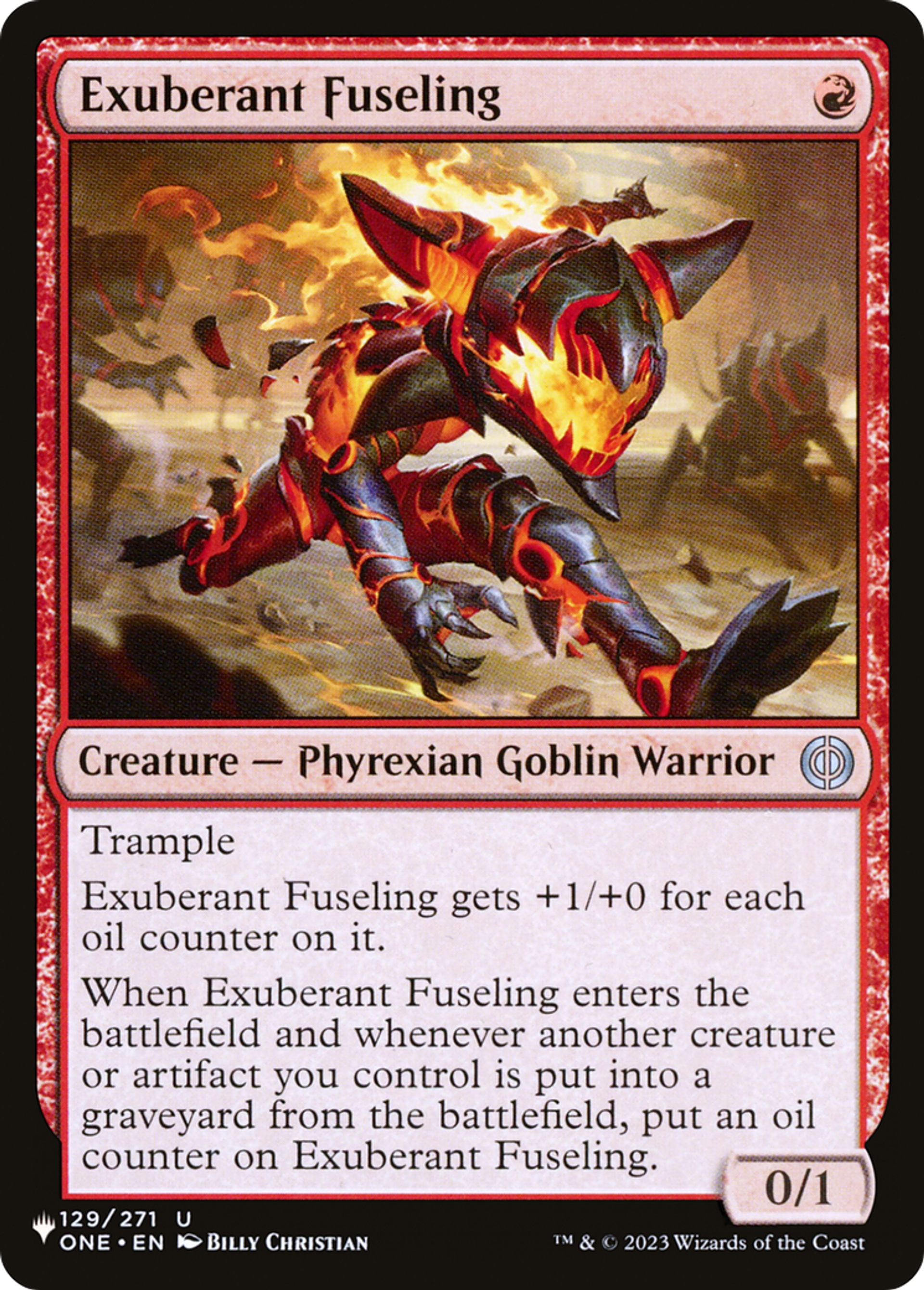 Exuberant Fuseling — The List — Magic: The Gathering