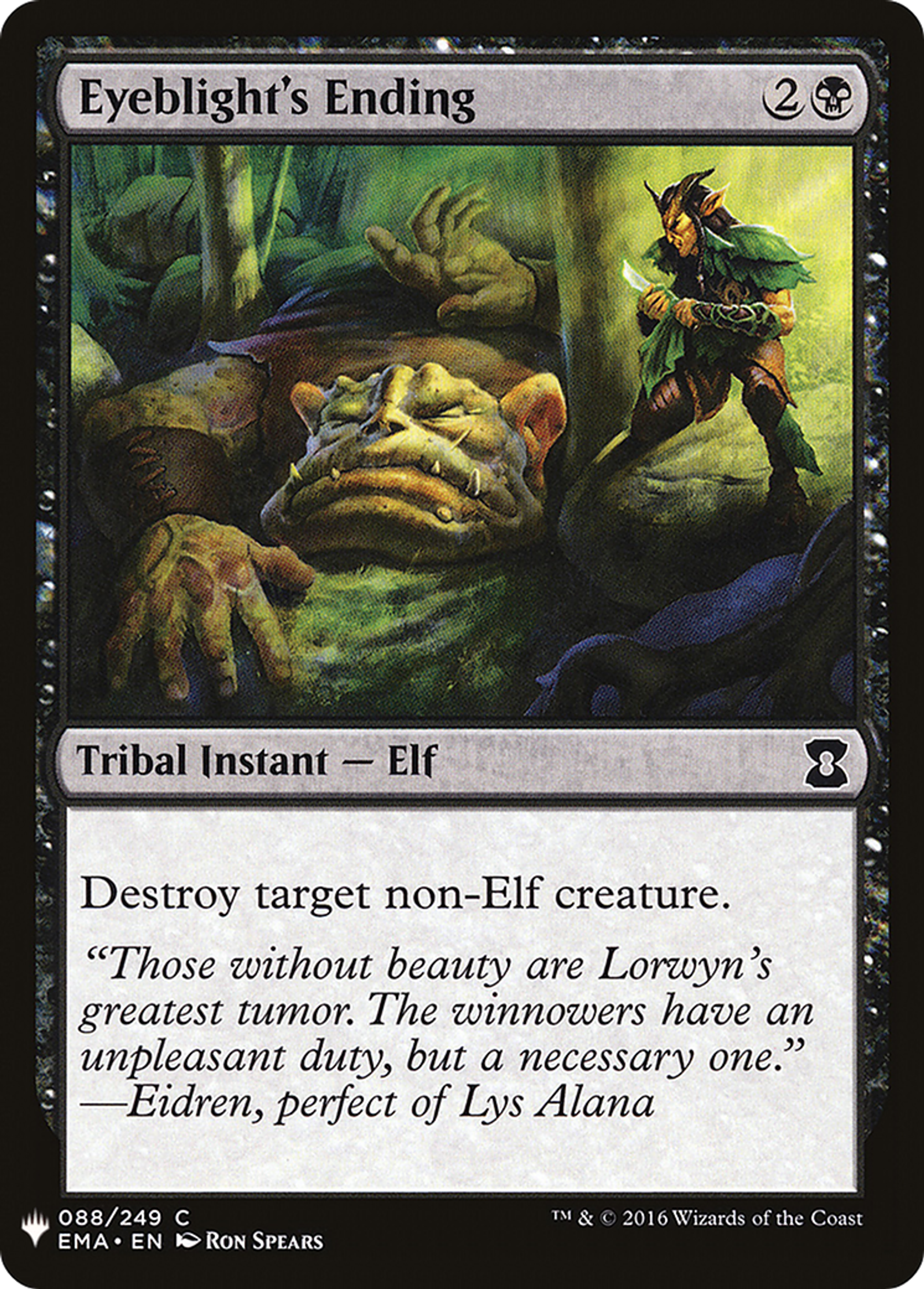 Eyeblight's Ending — The List — Magic: The Gathering