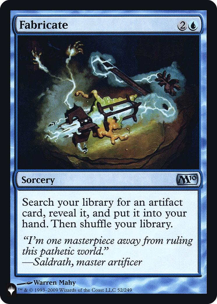 Fabricate — The List — Magic: The Gathering