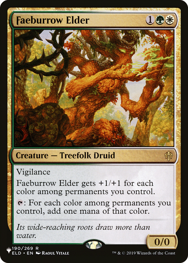 Faeburrow Elder — The List — Magic: The Gathering