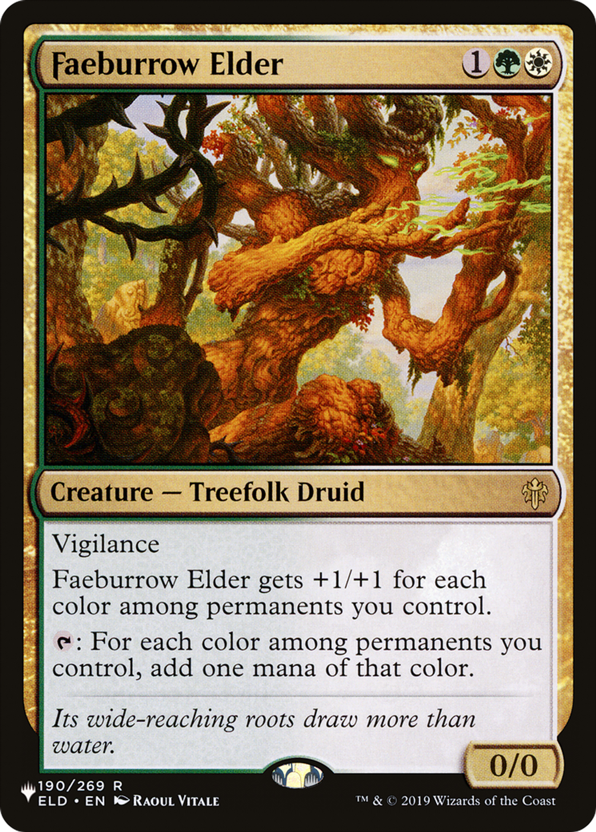 Faeburrow Elder — The List — Magic: The Gathering