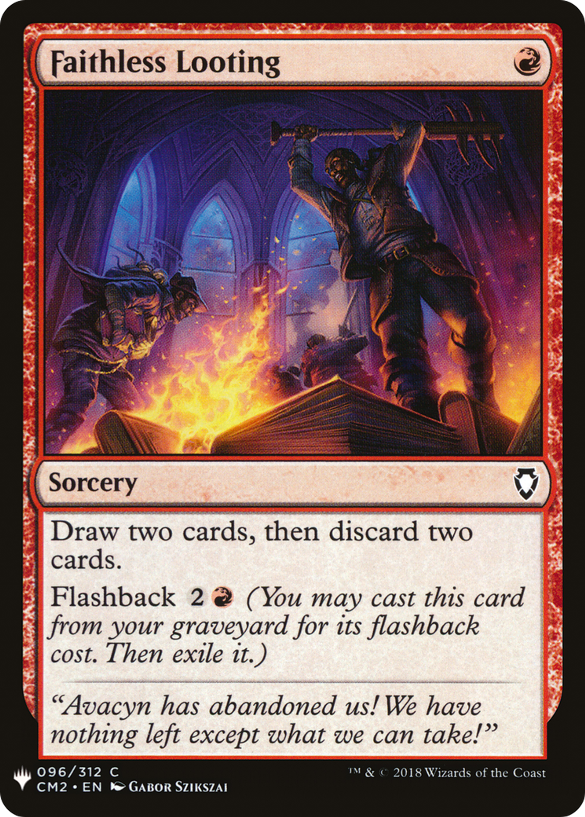 Faithless Looting — The List — Magic: The Gathering