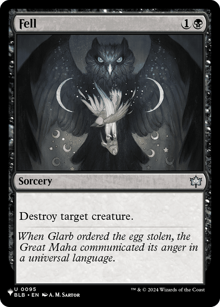 Fell — The List — Magic: The Gathering
