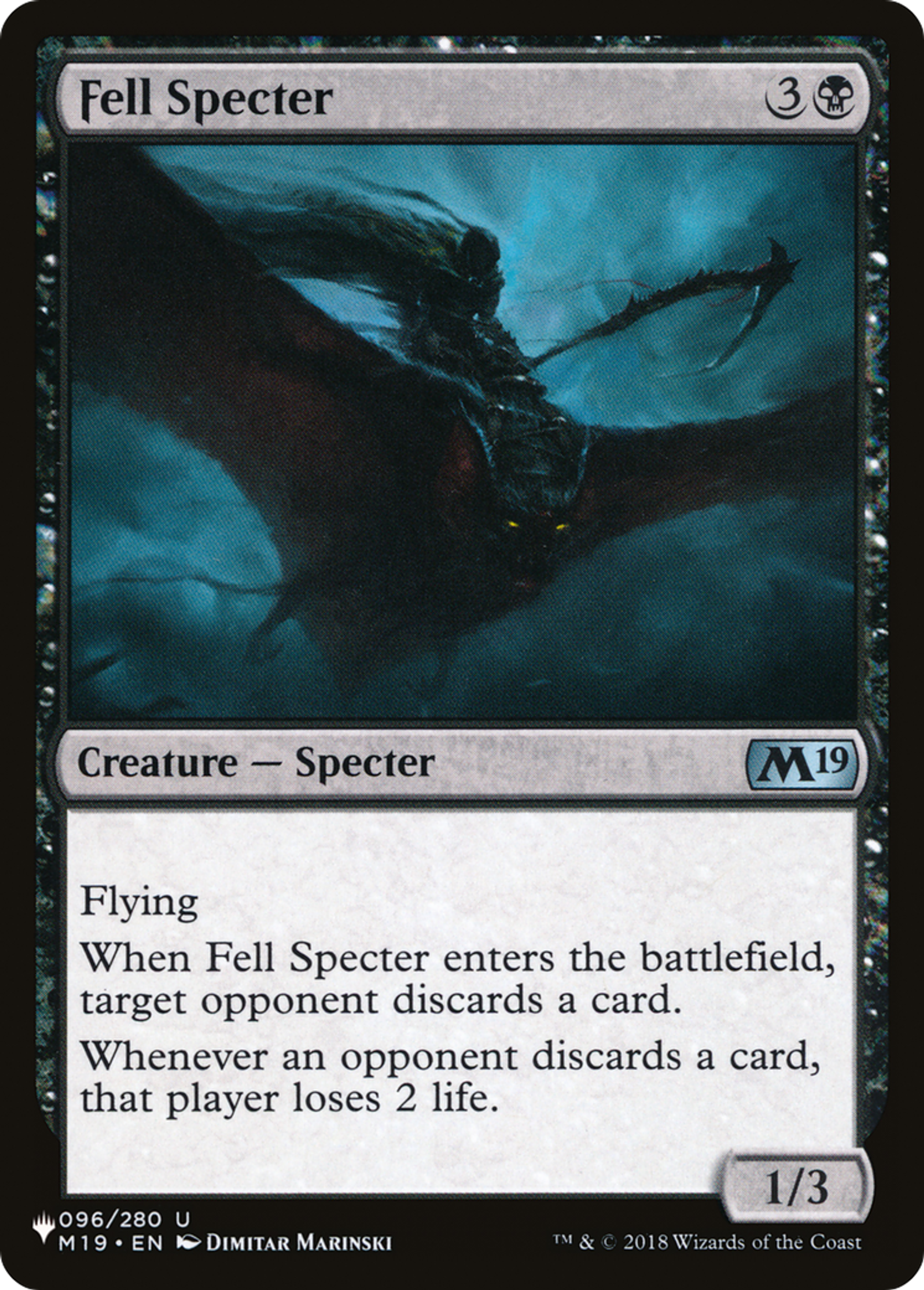 Fell Specter — The List — Magic: The Gathering