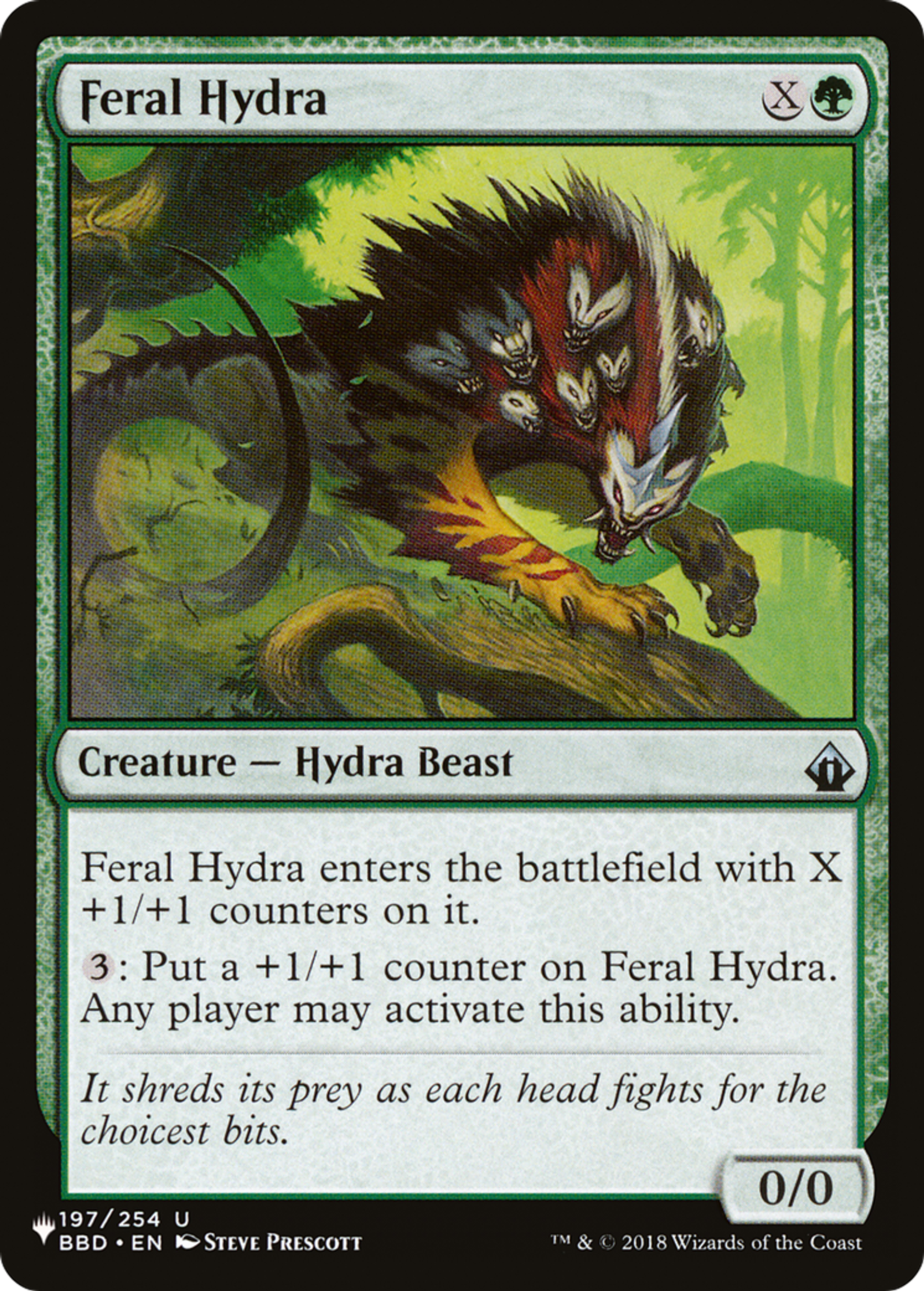 Hydre sauvage — The List — Magic: The Gathering