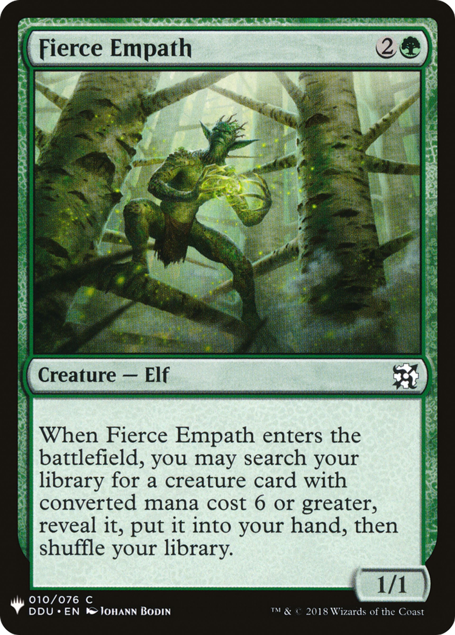 Fierce Empath — The List — Magic: The Gathering