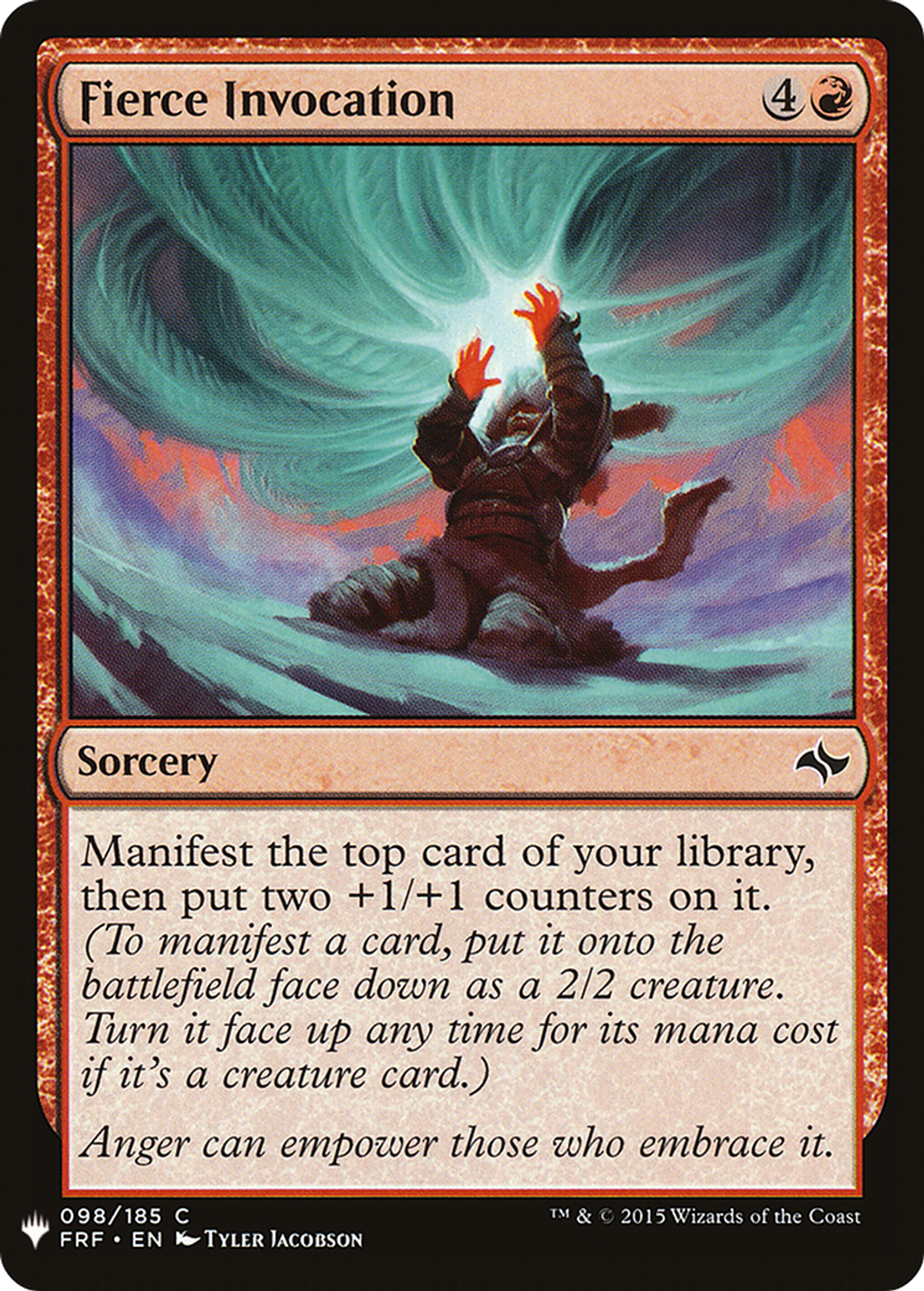 Fierce Invocation — The List — Magic: The Gathering