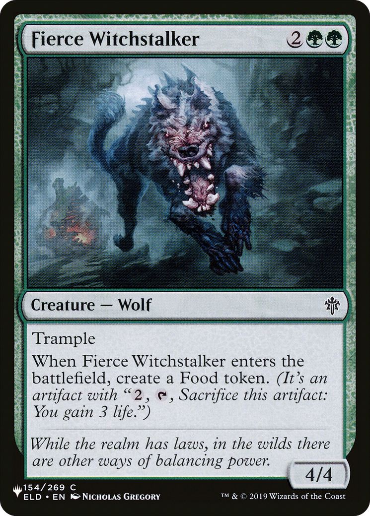 Fierce Witchstalker — The List — Magic: The Gathering