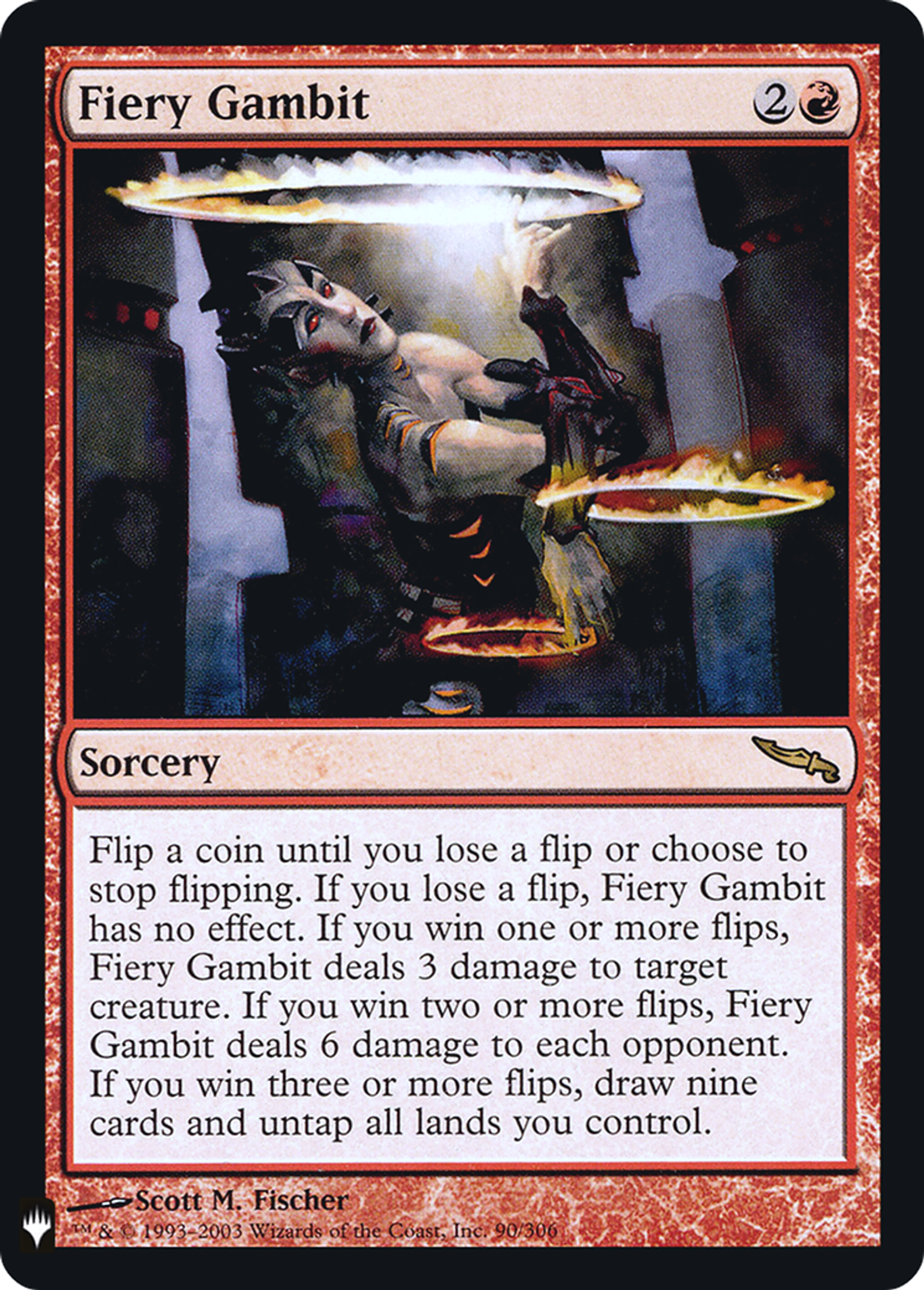 Fiery Gambit — The List — Magic: The Gathering