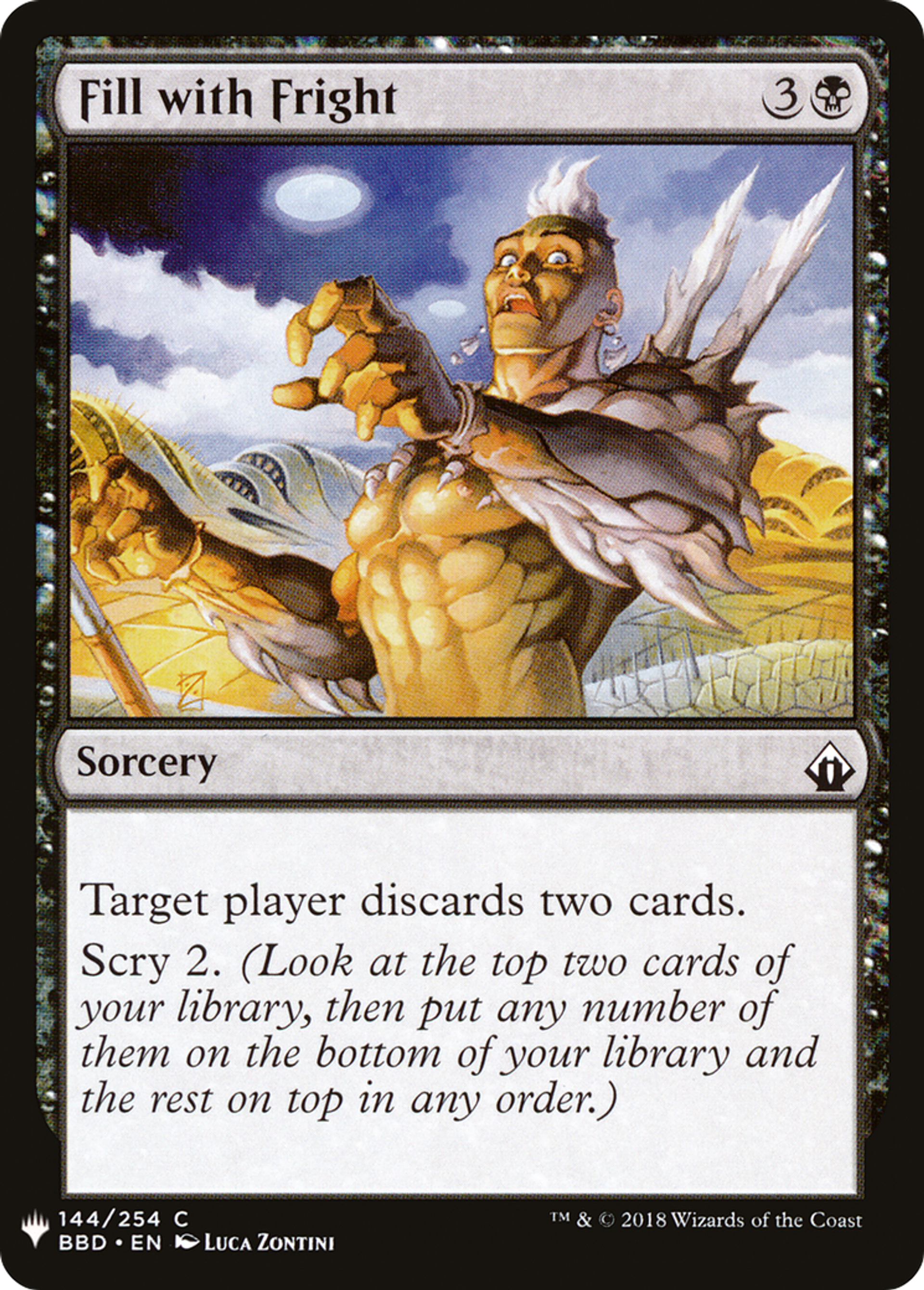 Éveil de l'effroi — The List — Magic: The Gathering