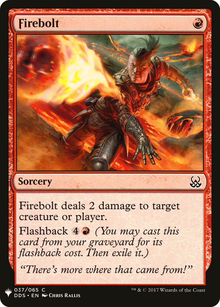 Firebolt — The List — Magic: The Gathering