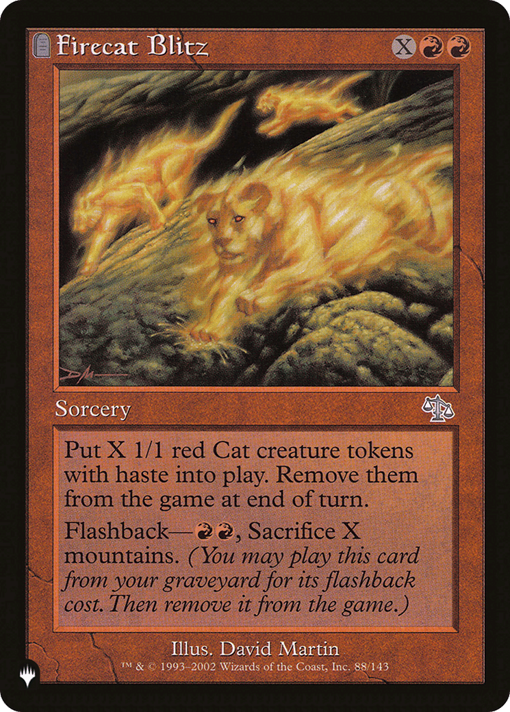 Firecat Blitz — The List — Magic: The Gathering