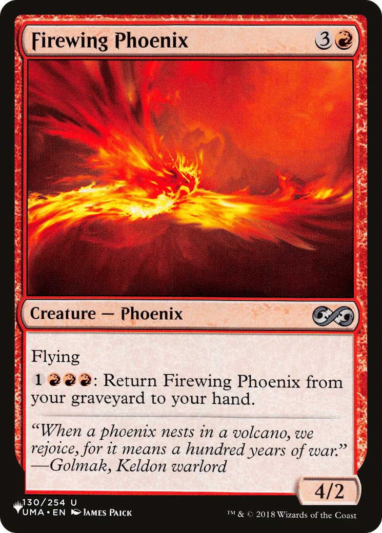 Firewing Phoenix — The List — Magic: The Gathering
