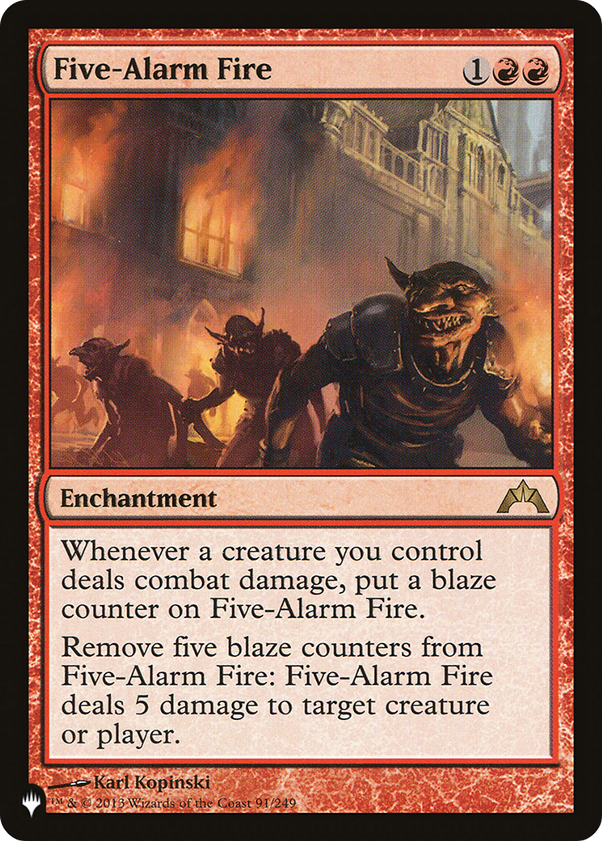 Five-Alarm Fire — The List — Magic: The Gathering