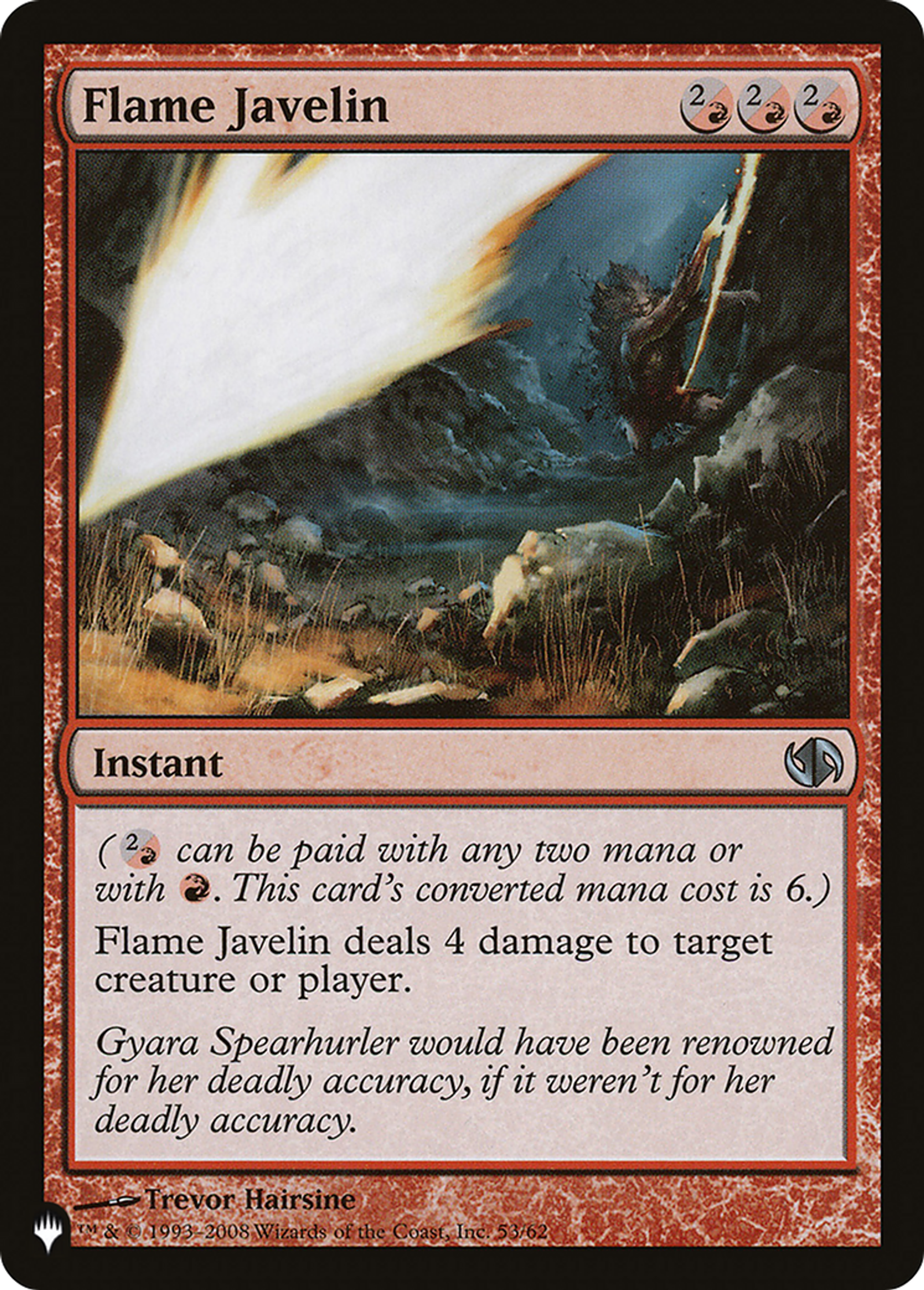 Flame Javelin — The List — Magic: The Gathering