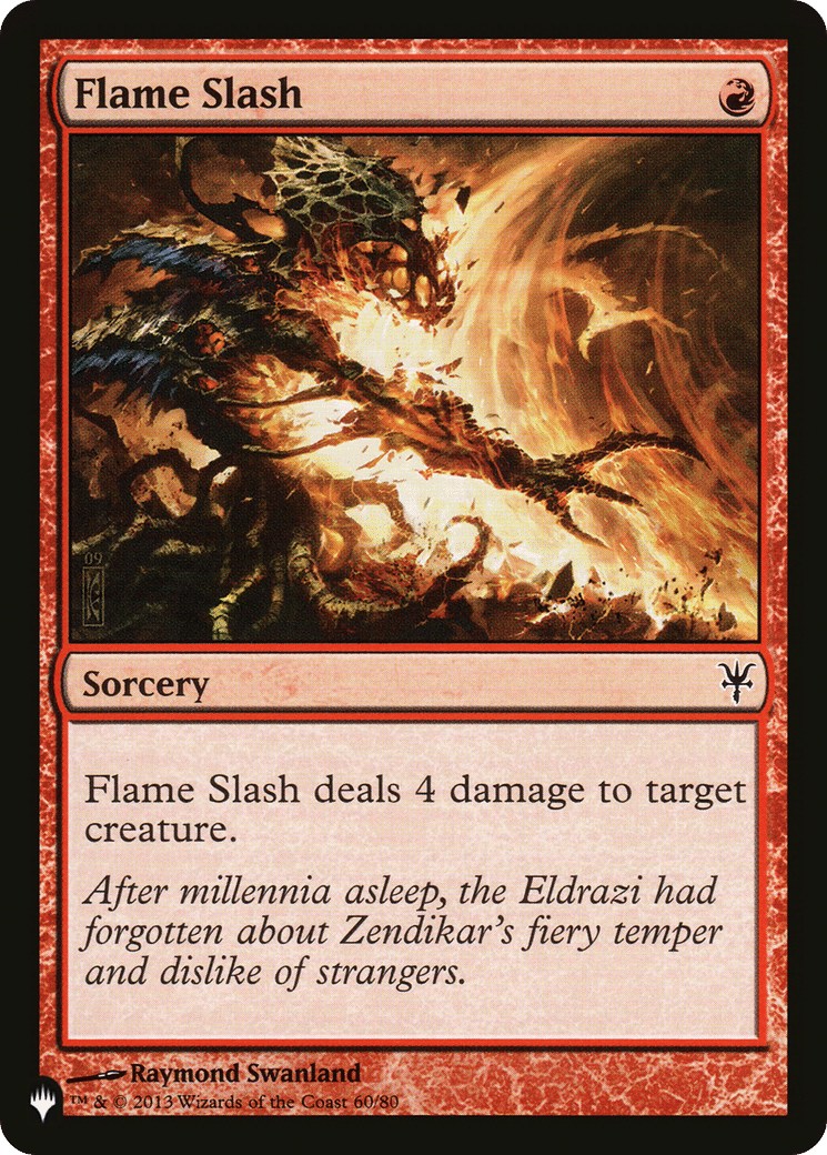 Flame Slash — The List — Magic: The Gathering