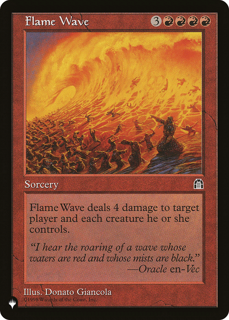 Flame Wave — The List — Magic: The Gathering