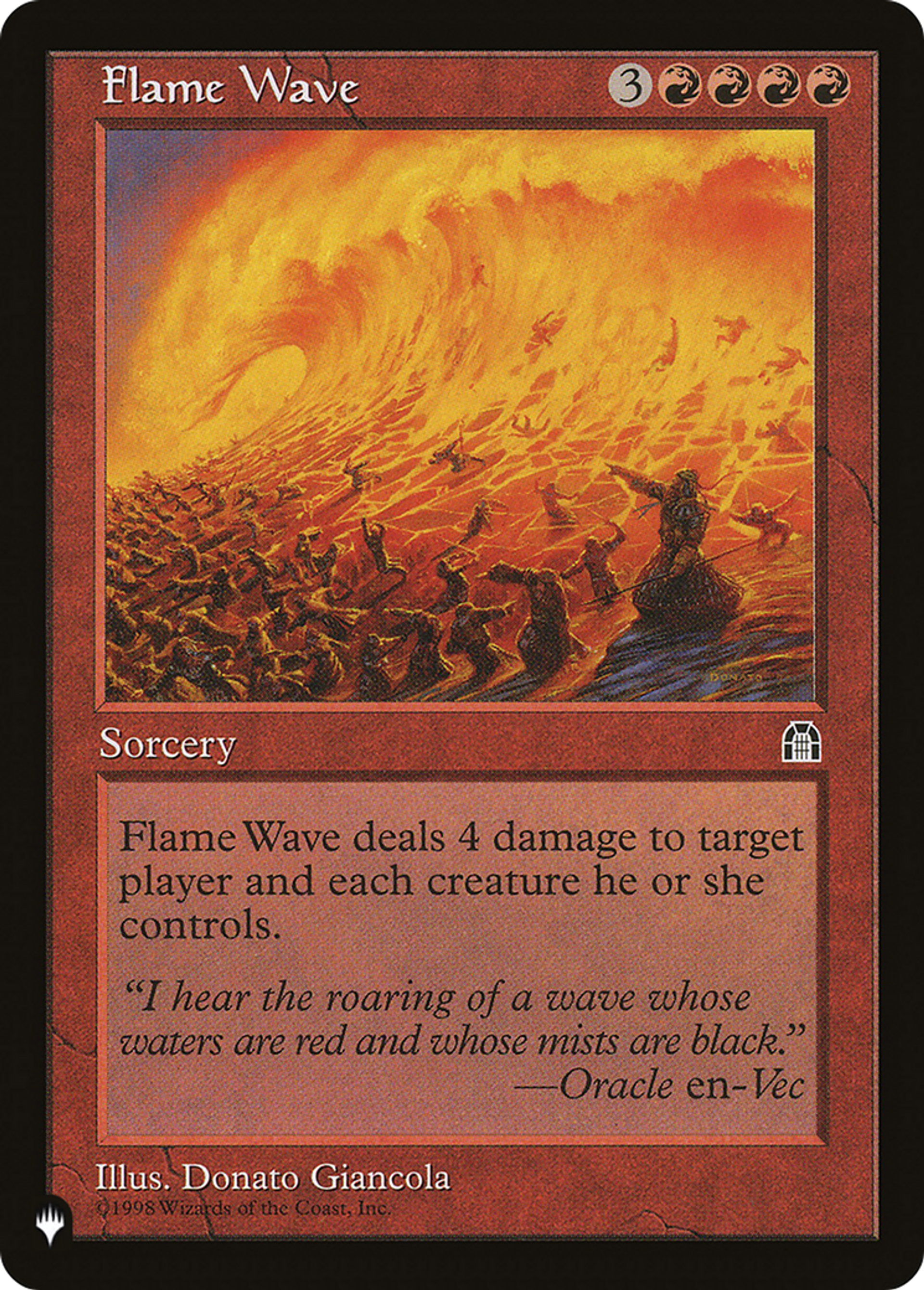 Flame Wave — The List — Magic: The Gathering