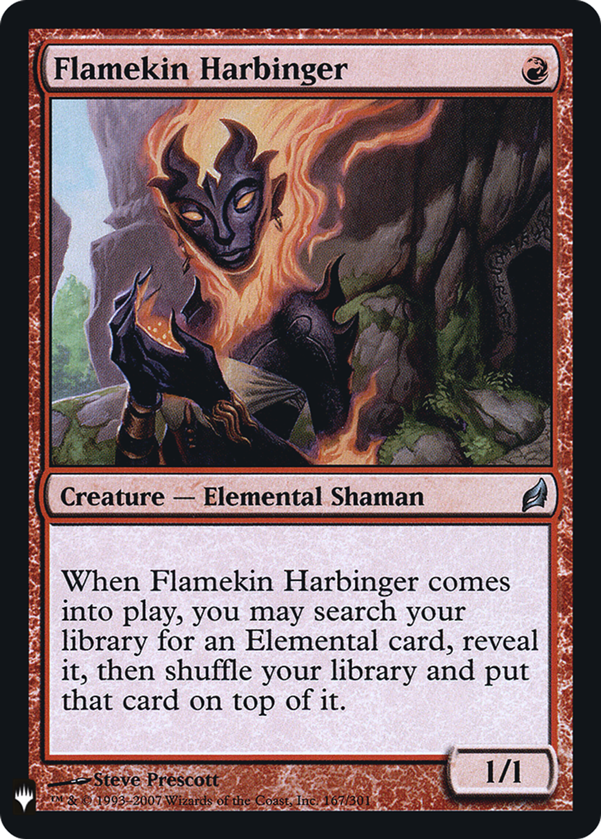 Annonciatrice sangpyre — The List — Magic: The Gathering