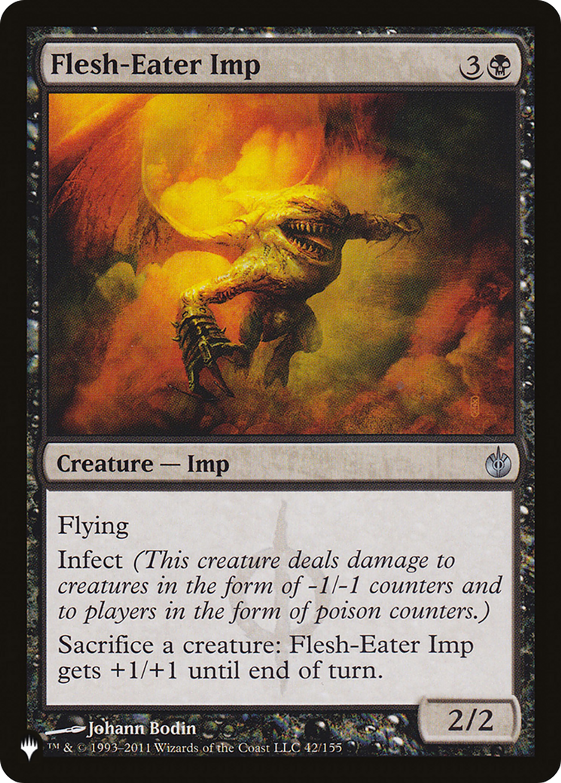 Flesh-Eater Imp — The List — Magic: The Gathering