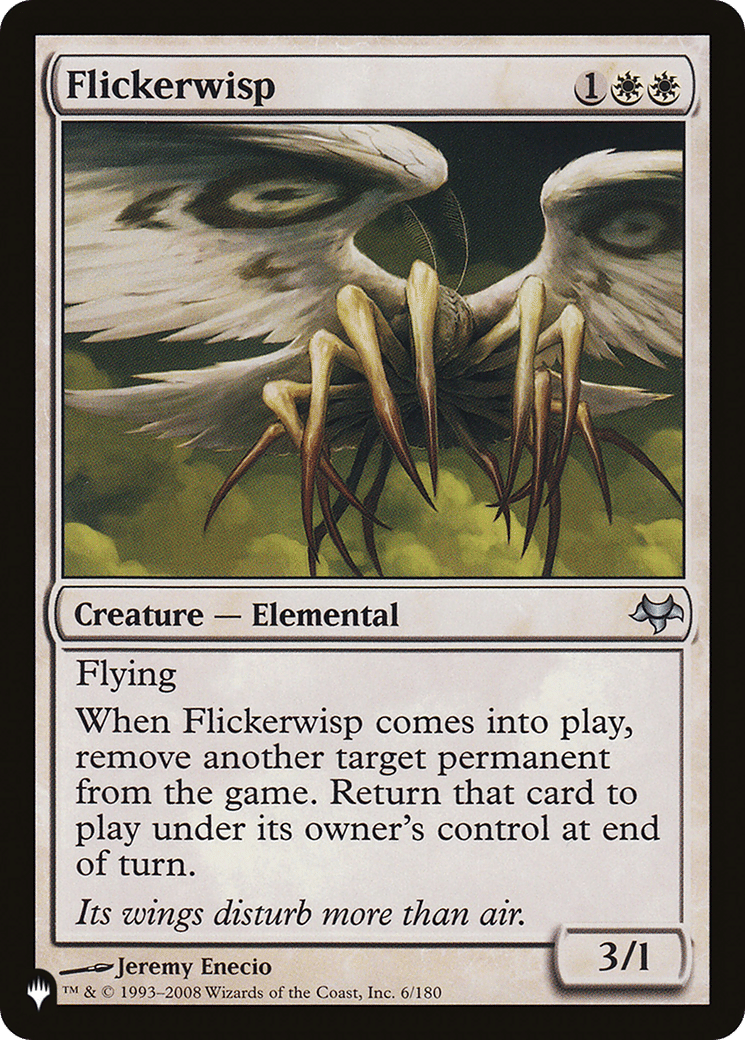 Flickerwisp — The List — Magic: The Gathering