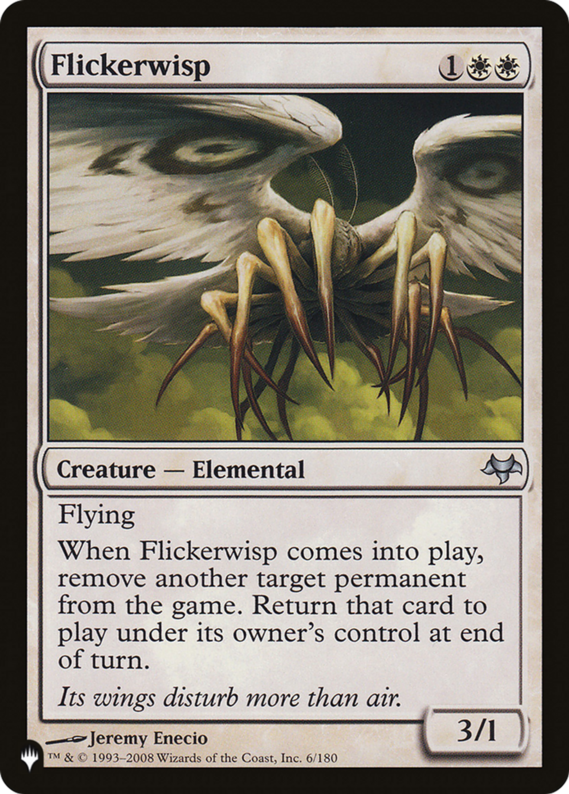 Flickerwisp — The List — Magic: The Gathering