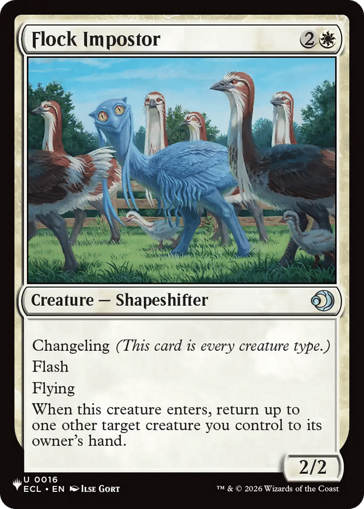 Flock Impostor — The List — Magic: The Gathering