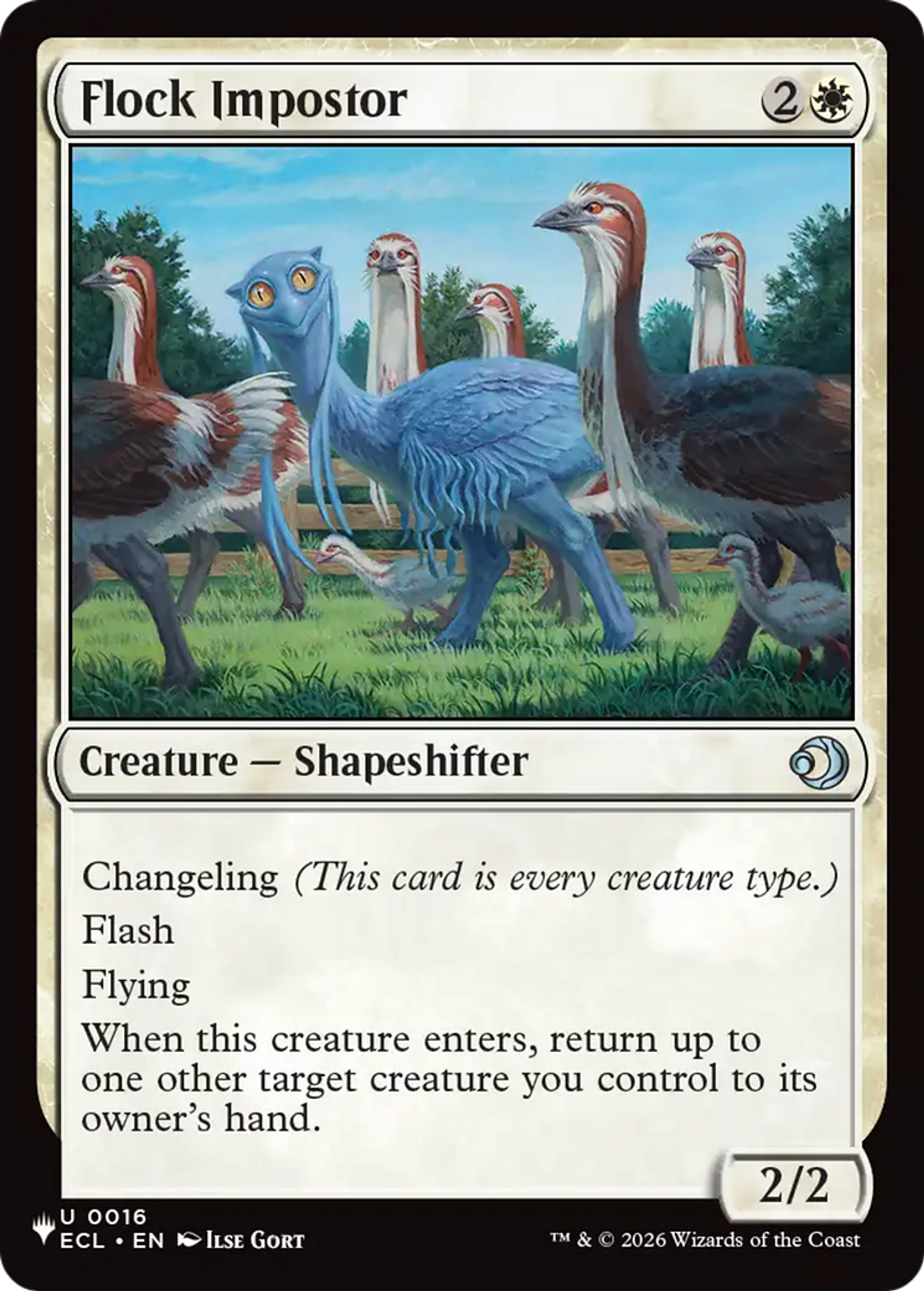 Flock Impostor — The List — Magic: The Gathering