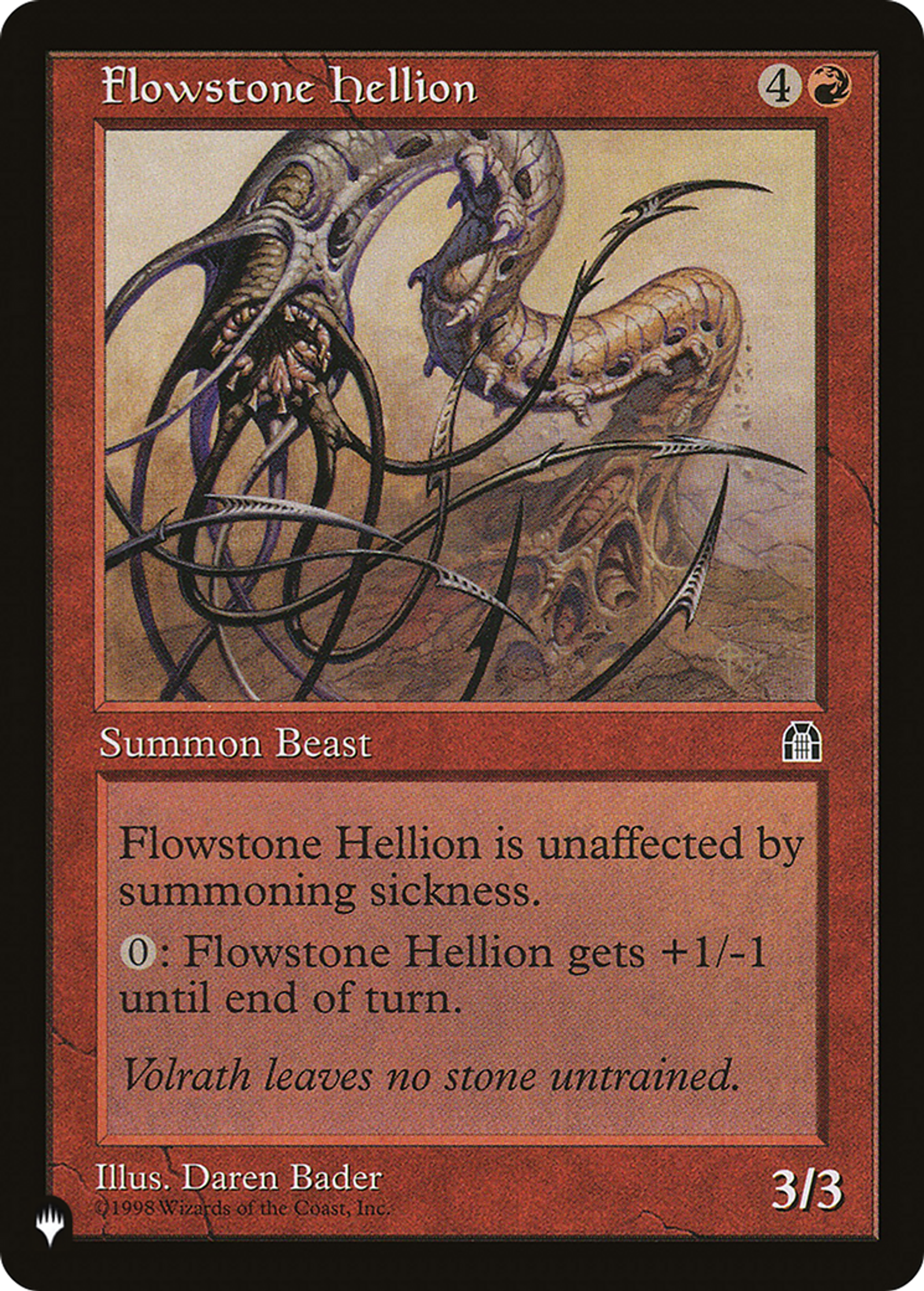 Flowstone Hellion — The List — Magic: The Gathering