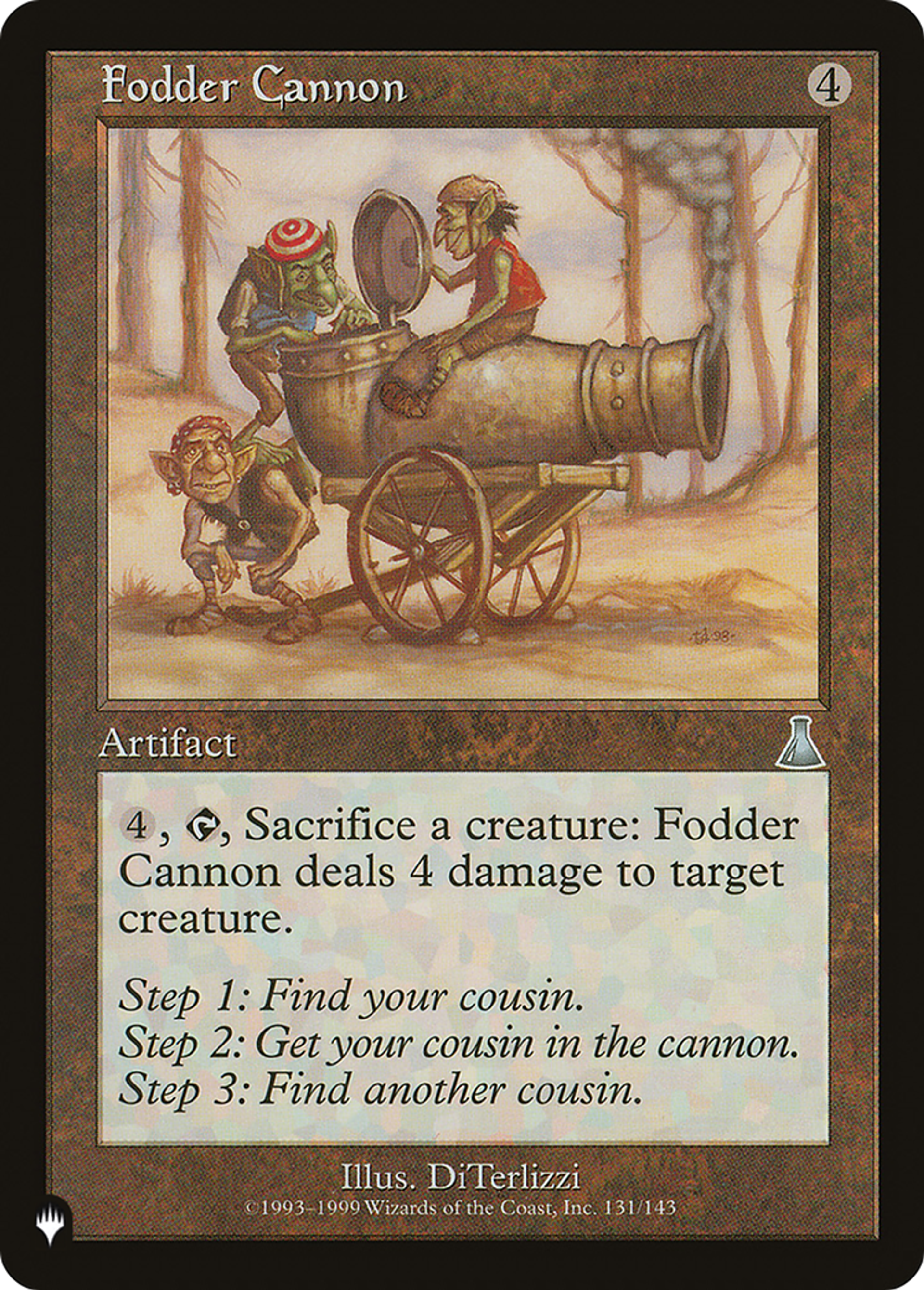 Fodder Cannon — The List — Magic: The Gathering