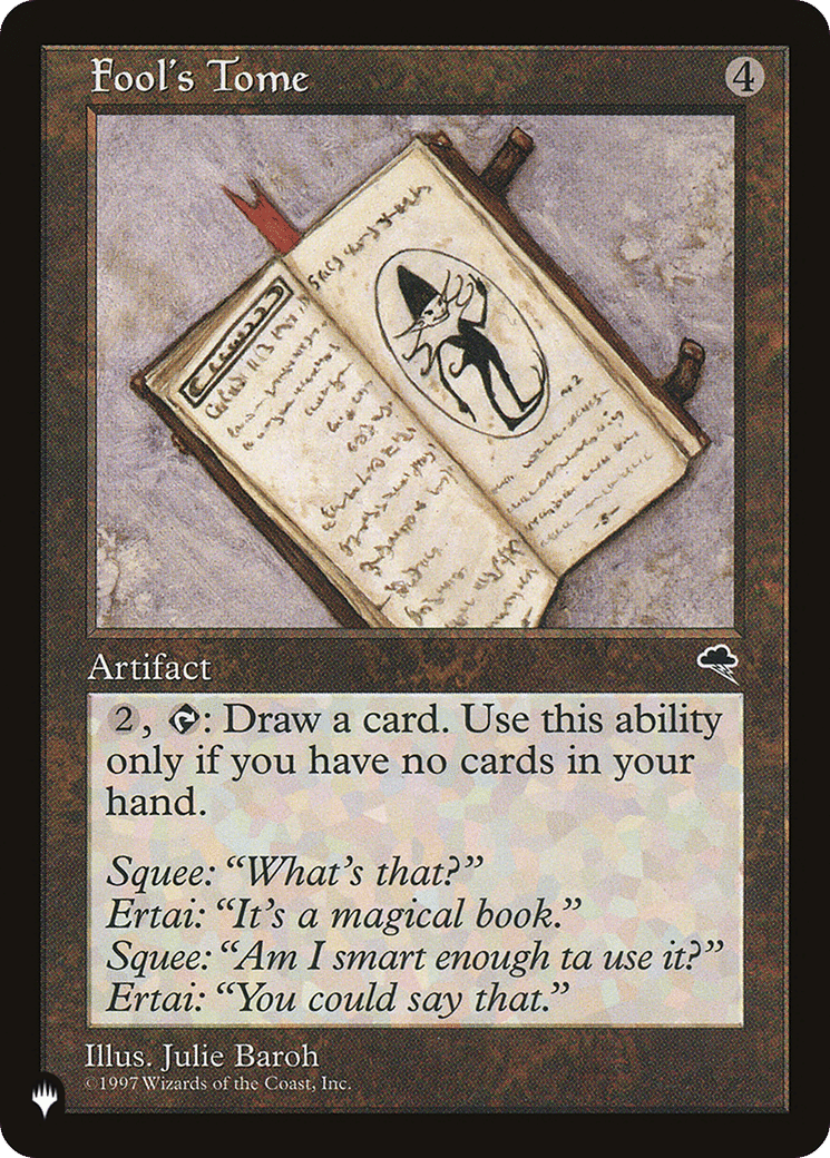 Fool's Tome — The List — Magic: The Gathering