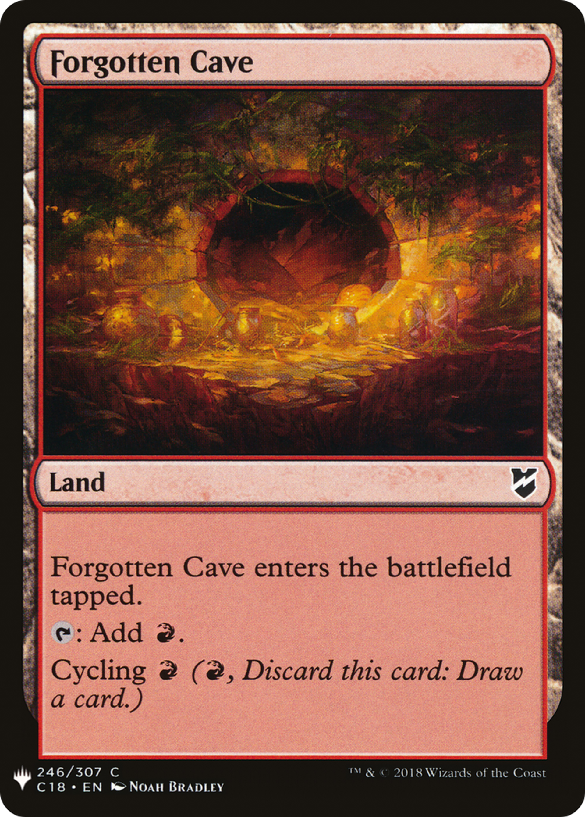 Caverne oubliée — The List — Magic: The Gathering