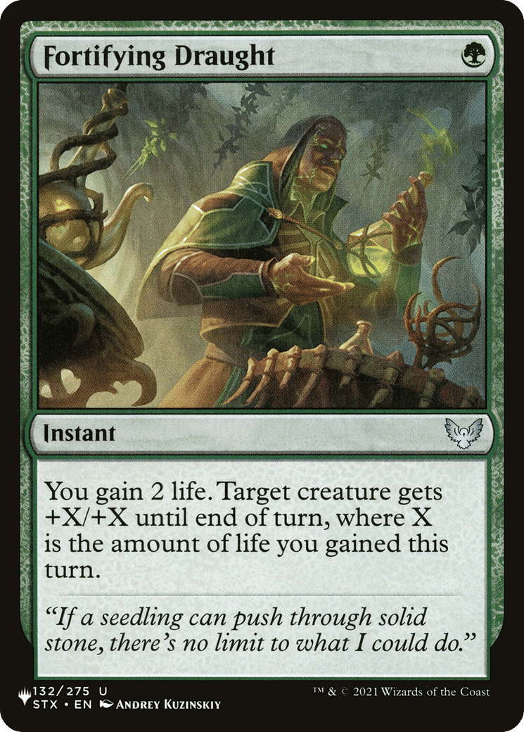 Fortifying Draught — The List — Magic: The Gathering