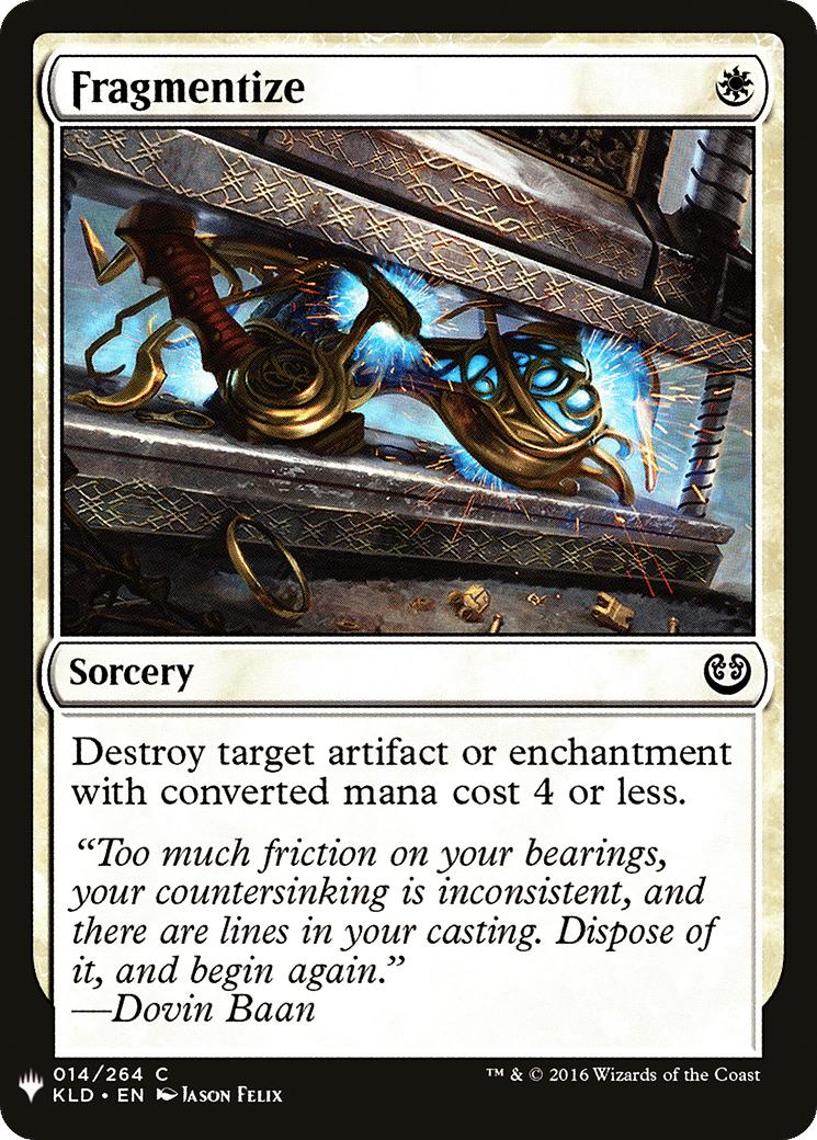 Fragmentize — The List — Magic: The Gathering