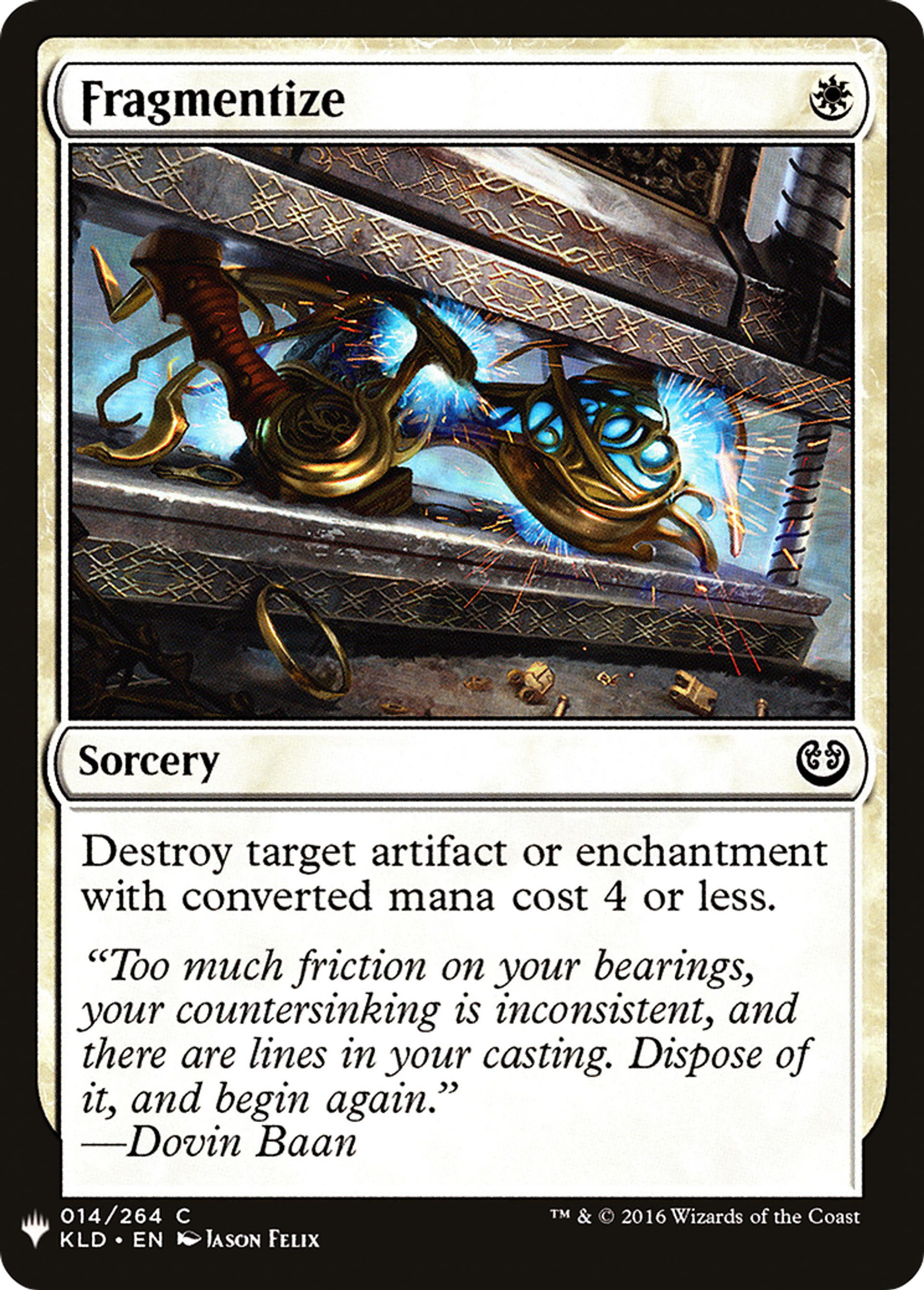 Fragmentize — The List — Magic: The Gathering