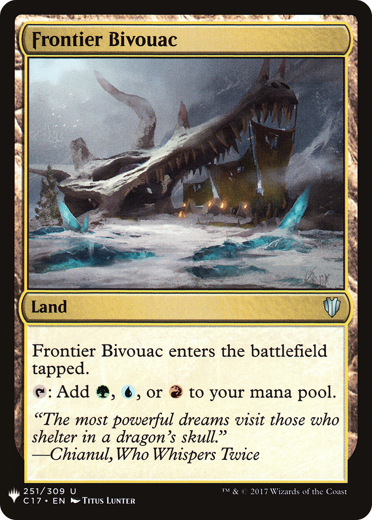 Bivouac de frontière — The List — Magic: The Gathering