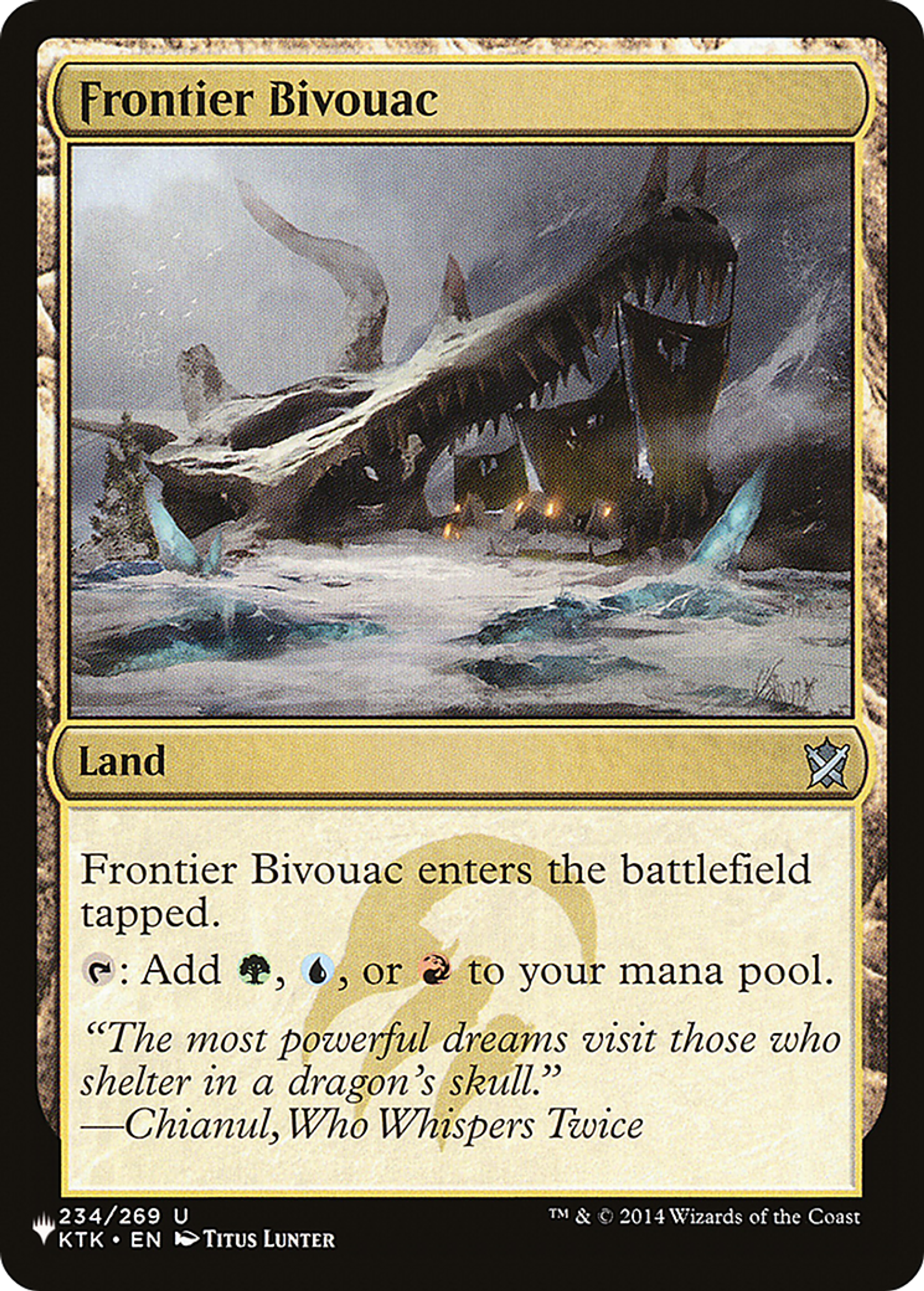 Frontier Bivouac — The List — Magic: The Gathering