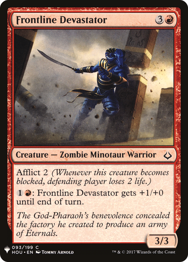 Frontline Devastator — The List — Magic: The Gathering